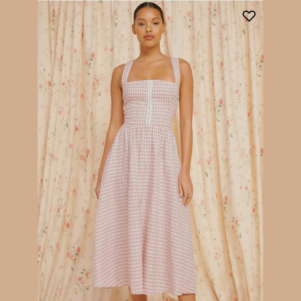 Reformation Tagliatelle linen dress